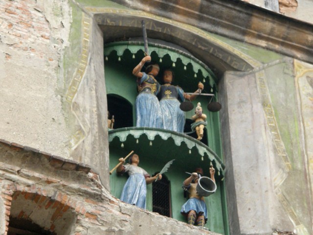 Das Figurenspiel im Stundturm von Sighişoara