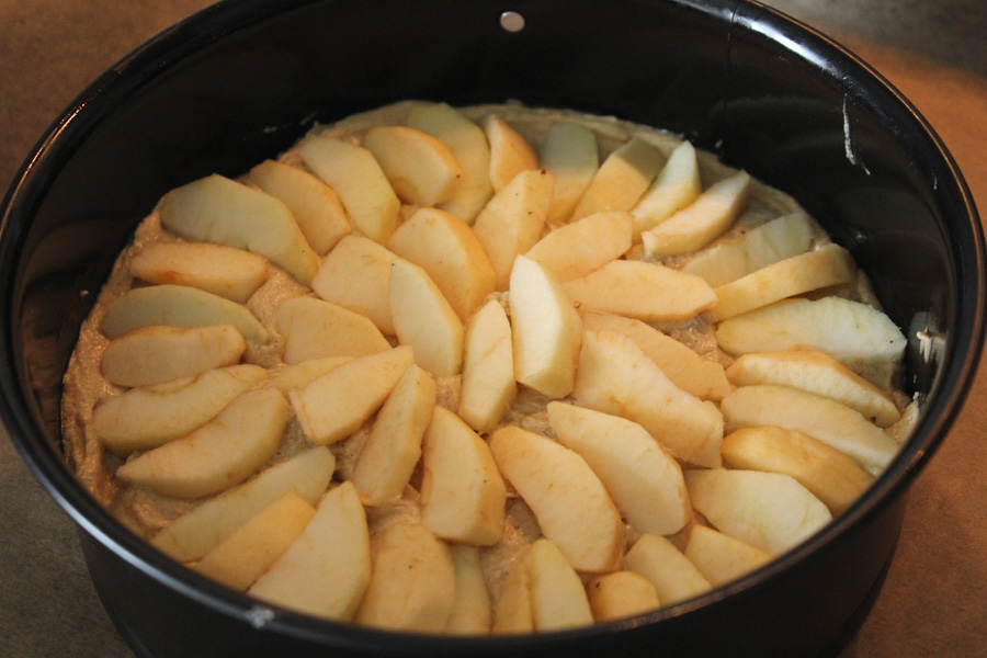 Apfelkuchen aus Fallobst – Textschatulle